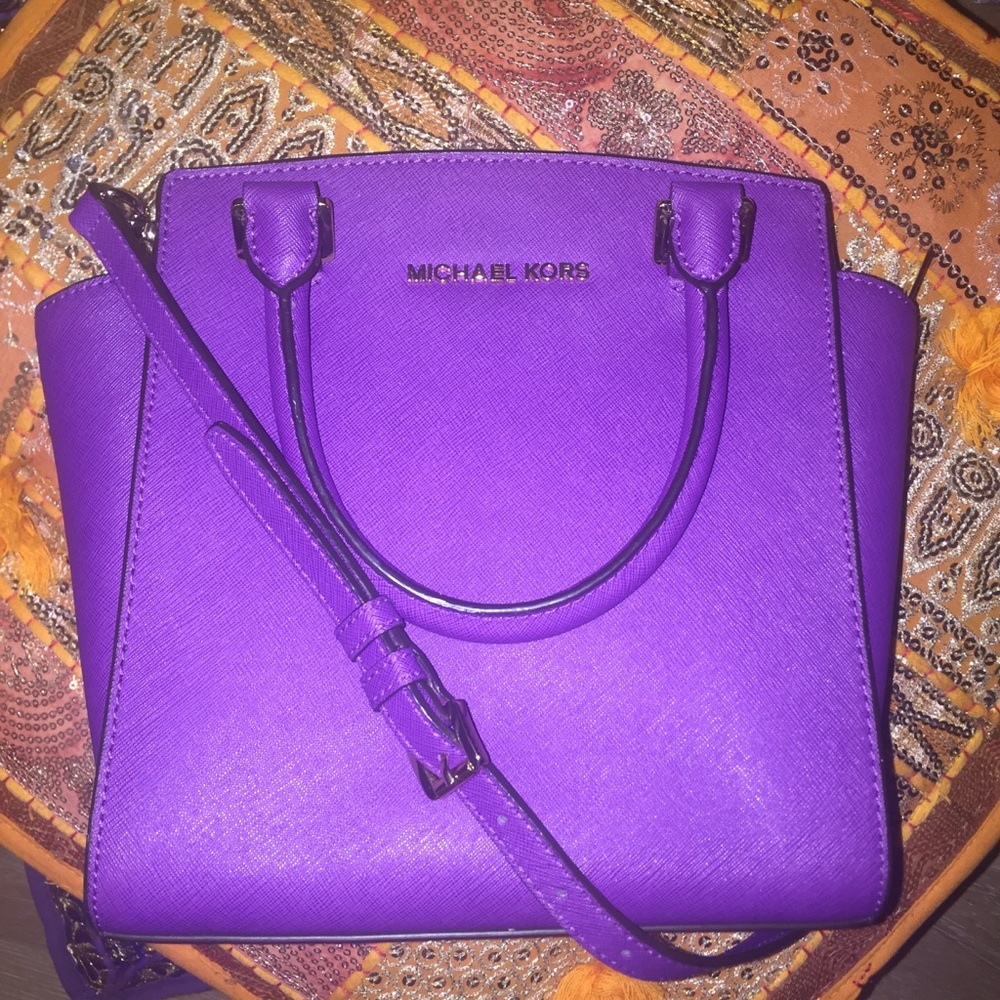 Purple Michael Kors Crossbody